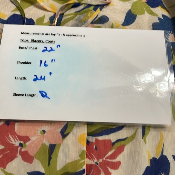 Laurel Ralph Lauren Floral Ruffle-Trim Georgette Blouse size XL Black Label - Picture 10 of 11